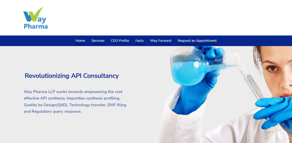 Way Pharma Website
