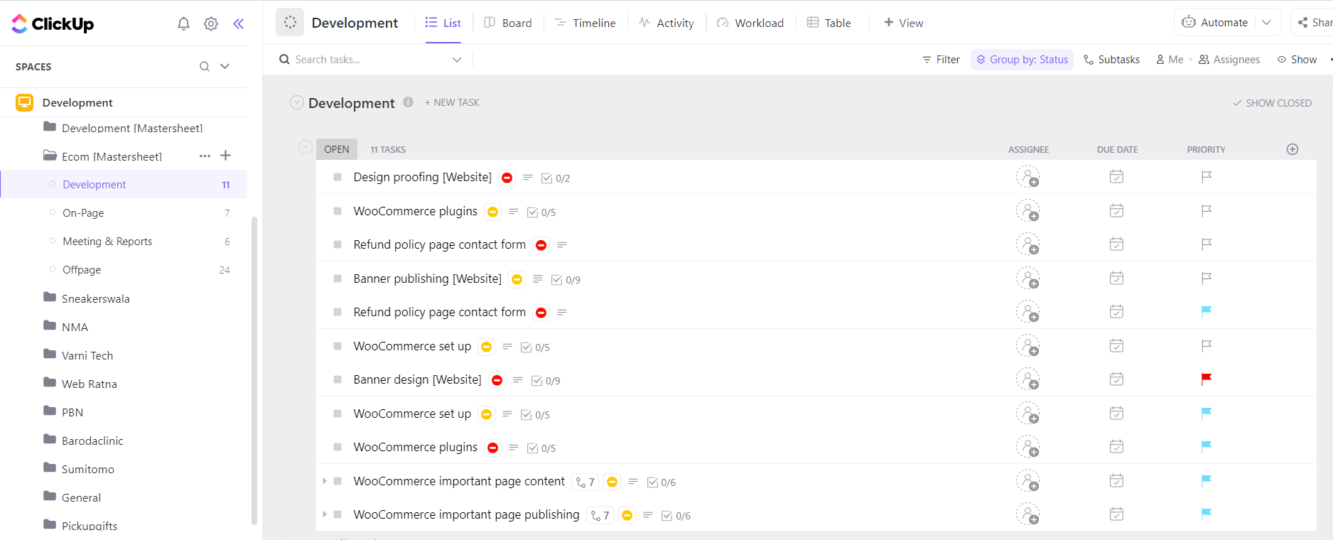 Clickup Task Management